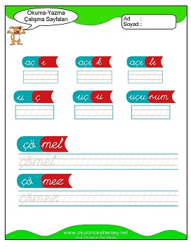 öbüşzç Grubu Çalışma Sayfaları